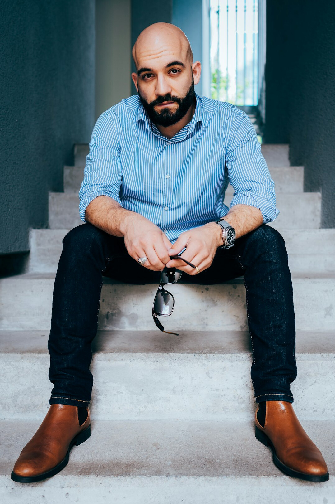 Portrait of a European man human resources director